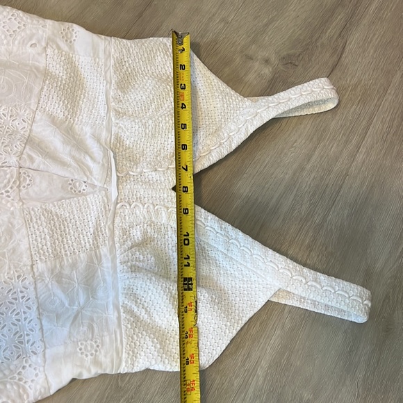 Lilly Pulitzer White Patchwork Eyelet Sleeveless Dress Sz 8 - Picture 11 of 13